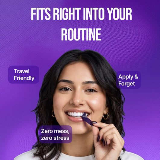 The Purple Company's Teeth Whitening Strips (Pack of 2 - 14 treatments)